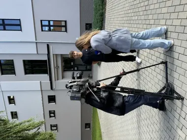 Uczniowski film o kaskach przyciągnął uwagę TVP3 Olsztyn