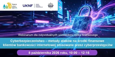 Bezpłatne webinarium o atakach na bankowość internetową. Udział online