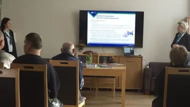 Przedstawiciele ZUS spotkali się z uczestnikami ŚDS w Przezmarku