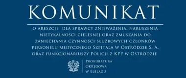Trzy miesiące aresztu po awanturze w ostródzkim szpitalu