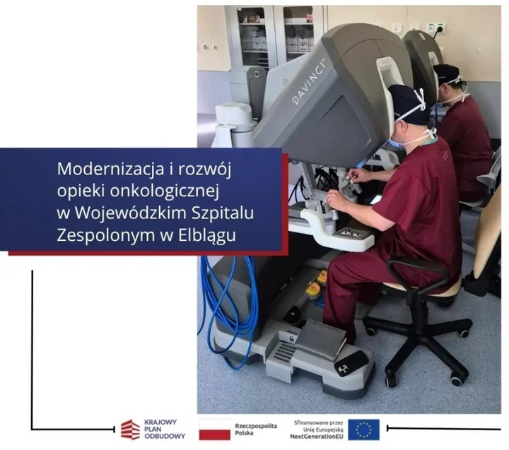 Robotyczna operacja jelita grubego otworzyła nowy etap w onkologii Elbląga