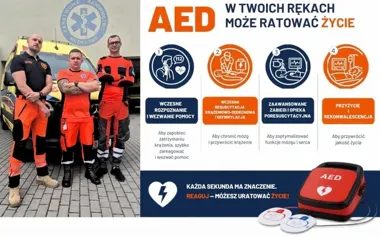AED przy placu Konstytucji. Szybka reakcja uratowała życie mężczyzny