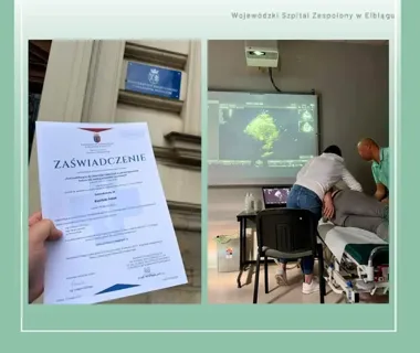 Pielęgniarz SOR z Elbląga rozszerzył umiejętności o badania USG w stanach nagłych