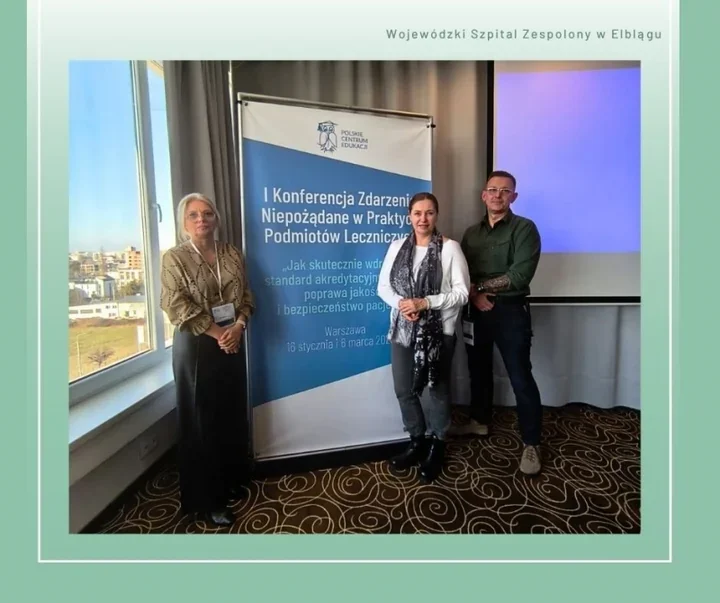 Elbląski szpital szukał w Warszawie sposobu na bezpieczniejsze mówienie o błędach